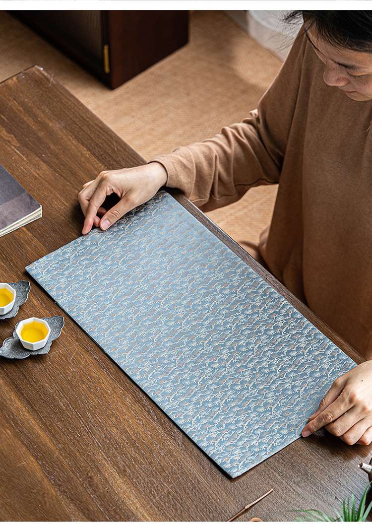 Japanische Platzsets mit Wassermuster